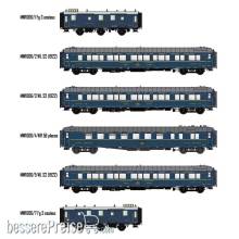 L.S. Models MW1006 - 6er Set Personenwagen CIWL, EP.II, Bombay Express, IB - Lemke