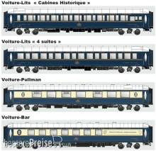 L.S. Models MW1007 - 4er Set Personenwagen VSOE, Ep.VI, Set 1
