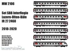 L.S. Models MW2106 - 7er Set Personenwagen SBB, Ep.VI, IR 27 - Lemke