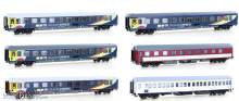 L.S. Models MW2301 - 6er Set Nachtzugwagen Urlaubs-Express, Ep-VI, Set 1
