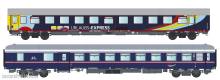 L.S. Models MW2303 - 2er Set Nachtzugwagen Urlaubs-Express, Ep-VI, Set 2