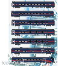 L.S. Models MW2403DC - 7er Set Nachtzugwagen DANI ÖBB Nightjet, Ep.VI, mit IB - Lemke
