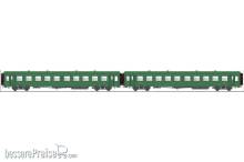 L.S. Models MW40021 - 2er Set Personenwagen USIBmyfi U60, 2.Kl. SNCF, Ep.IIId - Lemke