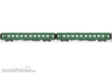 L.S. Models MW40022 - 2er Set Personenwagen USI B10t U60 SNCF, Ep.IVa - Lemke