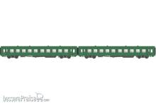 L.S. Models MW40029 - 2er Set Personenwagen USIBmyfi U61, 2.Kl. SNCF, Ep.IIId - Lemke