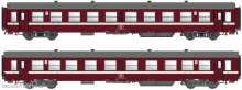 L.S. Models MW40041 - 2er Set Personenwagen K4 B, 2.Kl. SNCB, Ep.V