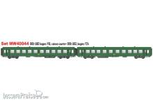 L.S. Models MW40044 - 2er Set Personenwagen USI B10t, 2.Kl. SNCF, Ep.IVa