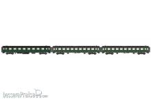 L.S. Models MW40929 - 3-tlg. Set Personenwagen OCEM A8+B9+B9 SNCF grün Ep.IIIa - Lemke