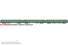 L.S. Models MW40960 - 3er Set Personenwagen OCEM SNCF, Ep.IVa