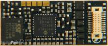Zimo MX658N18 - Miniatur Sound-Decoder - 25 x 10,5 x 4 mm - 0,8 A - 1W Audio - Next18 4 Fu-Ausgänge + 2 Logikpegel-Ausgänge