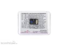 Zimo MX689N18 - Next18-Funktions-Decoder - 14 x 9,5 x 2,1 mm - 0,7 A - 4 + 4 FA4 verstärkte Ausgänge + 4 Logikpegel-Ausgänge (2 SUSI)