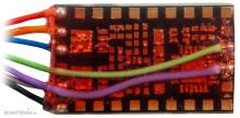 Zimo MX820D - Einzelweichen-Decoder - 23 x 12 x 3,5 mm - 0,8 A (Spitze 2,5 A)