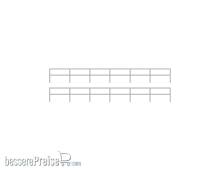 Modusteck N1120060.6 - Absturzgitter für 63,6mm 63,3 x 7,6 mm