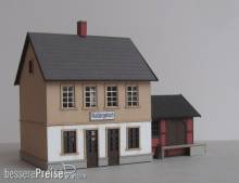 Modellbau Laffont N1301 - Bahnhof Waldangelloch / Rauenberg mit angebautem Güterschuppen