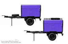 NPE NA 88335 - Anhänger HL 10 Post blau 2 St.
