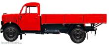 NPE NA 88430 - Borgward B 1250 Pritsche rot