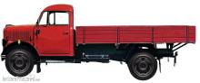 NPE NA 88431 - Borgward B 1250 Pritsche rotbraun