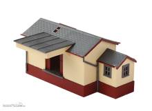 Peco NB-6 - Güterschuppen, Typ Ziegel/Holz