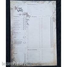 Nackter Stahl NKSAC1014 - Arcane Codex Charakterdatenblock