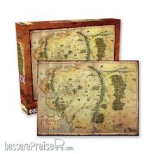 Aquarius NMR65388 - Der Hobbit Puzzle Map (1000 Teile)