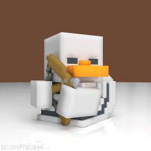 Numskull NMSK-NS5281 - Minecraft Tubbz PVC Figur Skeleton 1st Edition 10 cm