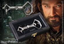 Noble Collection NOB2438 - Der Hobbit Eine unerwartete Reise Replik 1/1 Schlüssel zum Erebor 14 cm