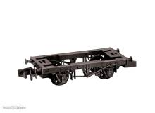 Peco NR-119 - 9 Fuß WB Wagon-Chassis, Holzsohlen