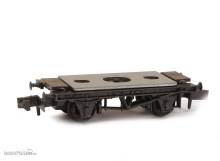 Peco NR-121D - 10ft WB Wagon-Chassis, Stahl-Sohlenstangen mit Scheibenrädern