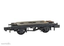 Peco NR-123 - 10 Fuß WB Wagon-Chassis, Holzsohlen