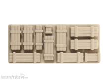 Peco NR-205 - Kisten, Holzfarbe