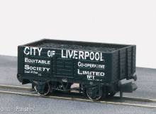 Peco NR-P419 - City of Liverpool 7 Plank Wagon Nr.1