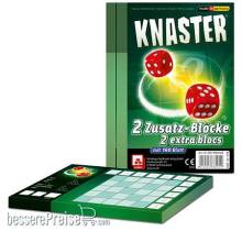 Nürnberger Spielkarten Verlag NSV880919 - KNASTER - ERSATZBLÖCKE (2er)