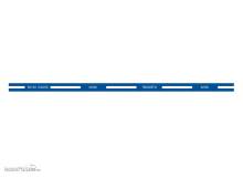 Peco NT10 - Gleisbau-Schablone gerade 254 mm lang N