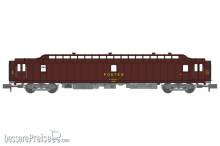 REE Modeles NW-121 - SET of 2 POSTAL CARS PAZ and PEZ brown PTT - UIC bogie Y24 21m Era IV