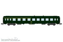 REE Modeles NW-257 - UIC Y coach, A4B5 green livery ,boxed SNCF Logo, Era IV