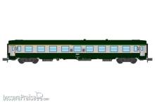 REE Modeles NW-264 - UIC Y coach, A4B5 ex-A9 green/concrete grey livery ,boxed SNCF Logo, Era V