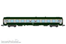 REE Modeles NW-265 - UIC Y coach, A9 green/concrete grey livery ,boxed SNCF Logo, Era V
