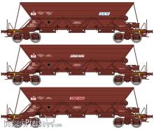 REE Modeles NW-270 - Set of 3 EX hoppers wagons SGW « SOGEWAG », SNCF Era V