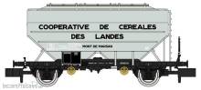 REE Modeles NW-307 - Grain Car “Coopérative De Céréales Des Landes”, SNCF Era III