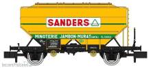 REE Modeles NW-309 - Grain Car “SANDERS” nouveau logo, SNCF Era V