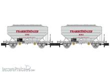 REE Modeles NW-310 - Set of 2 Grain Cars “Transcéréales CTC and MRO”, SNCF Era IV