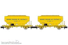 REE Modeles NW-320 - Set of 2 Grain Cars “Grands Moulins de Coutras”, SNCF Era IV