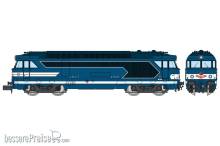 REE Modeles NW-322 - Diesel locomotive BB 67037 Blue livery with raised road, number plates, NÎMES, « MISTRAL » Era III-IV ANALOG