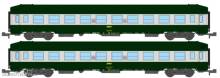 REE Modeles NW-344 - Schlafwagen 2er-Set UIC B9c9x der SNCF - Ep.IV