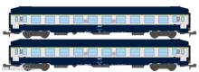 REE Modeles NW-350 - Schlafwagen 2er-Set UIC B9c9x der SNCF - Ep.IV-V