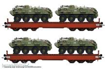 NPE NW 22109 - Samms 4860 Militärtransport NVA - Set C