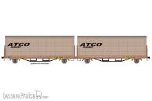 NPE NW 22202 - Laas DR-Railship mit Holzkiste ATCO