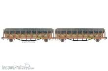 NPE NW 22212 - Laas DR-Transwaggon UIC mit Holzbalk.