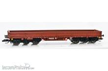 NPE NW 52044 - 6-achsiger Schwerlastwagen Bauart Samms 4860, DR (Ep IV), braun-braun-schwarz, unbeladen