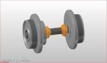 NPE NZ 33128 - Antriebsradsatz V45 DC 3L